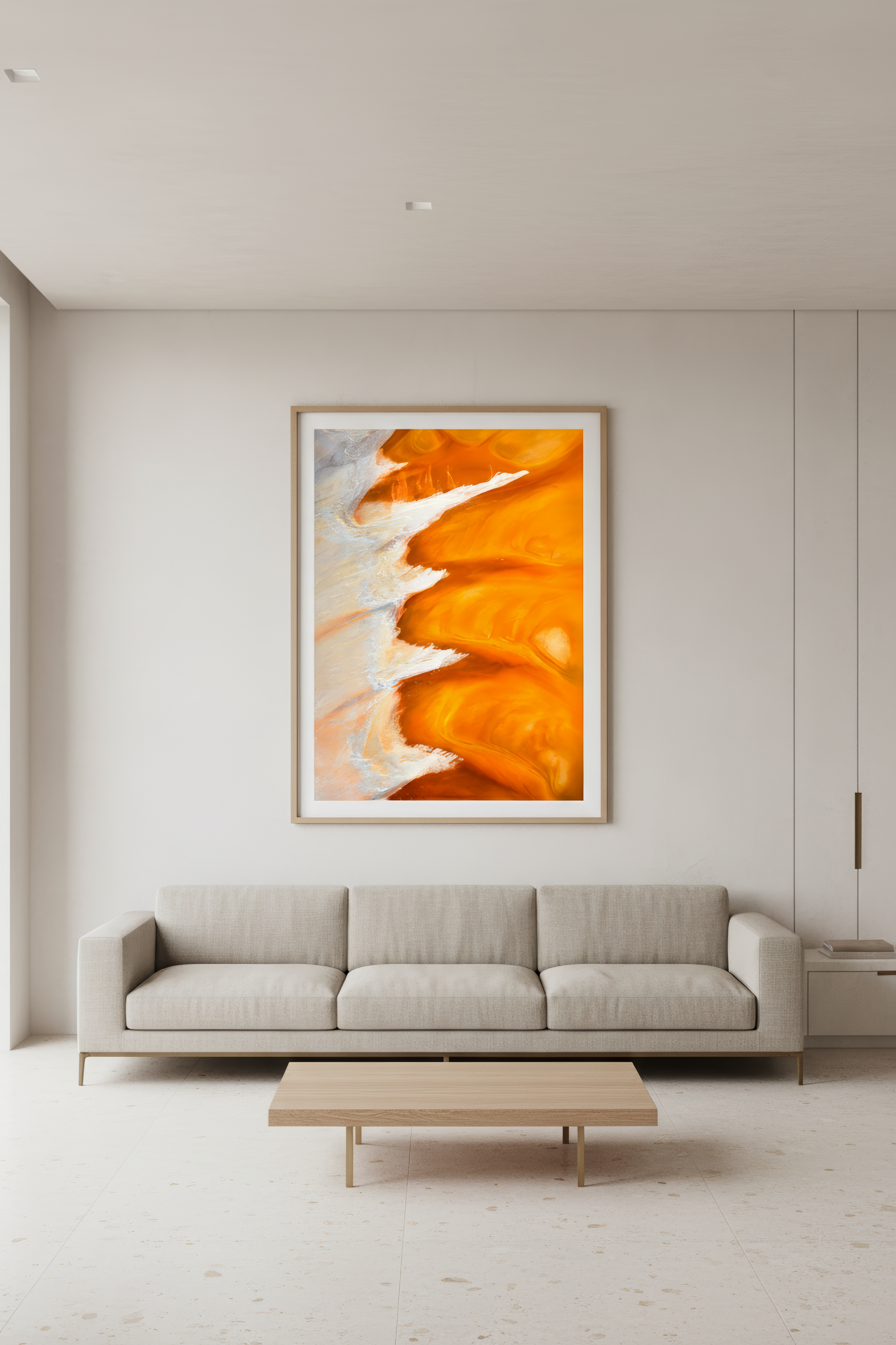 Melding In Orange